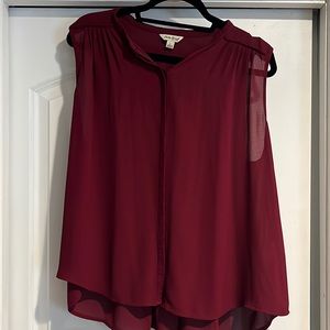 Lucky Brand chiffon swing tank